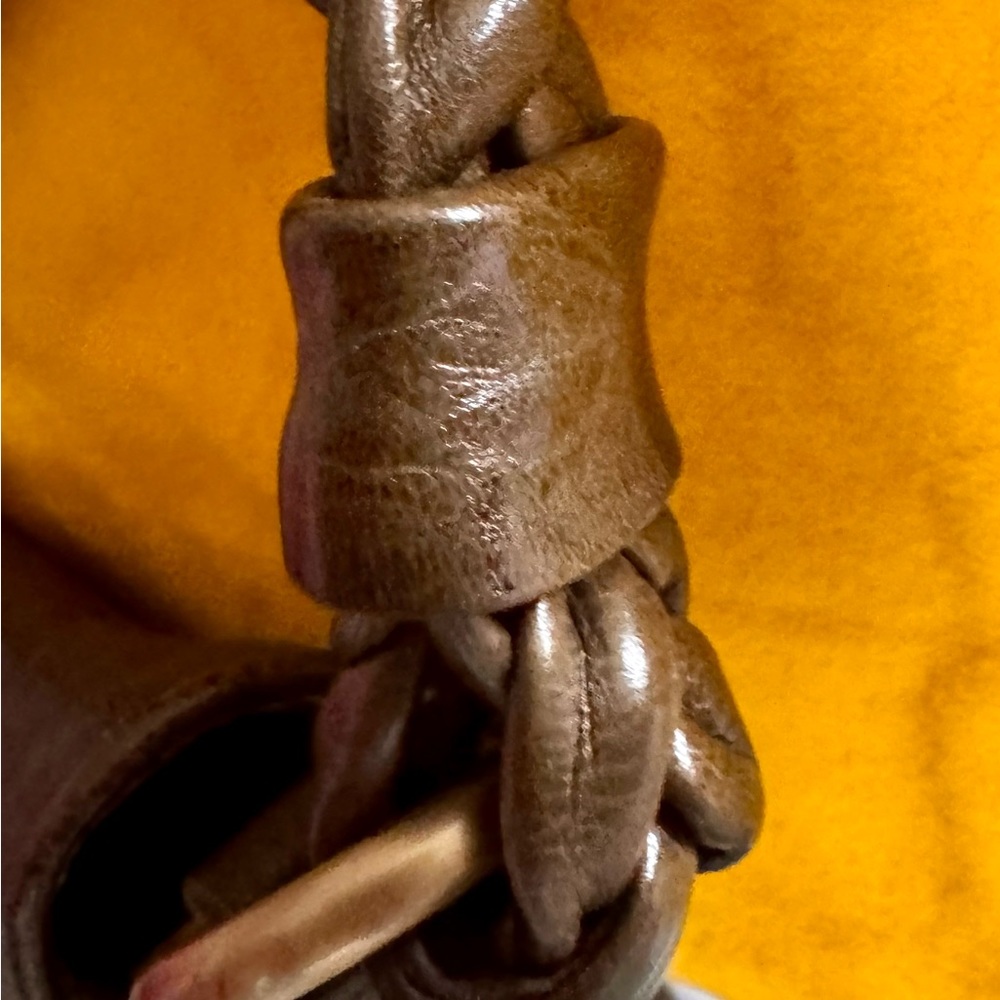 Fabulous ICON Los Angeles, Buddah purse w/ dust bag Snazzy Zen, Boho, Ca. Style - Picture 12 of 12